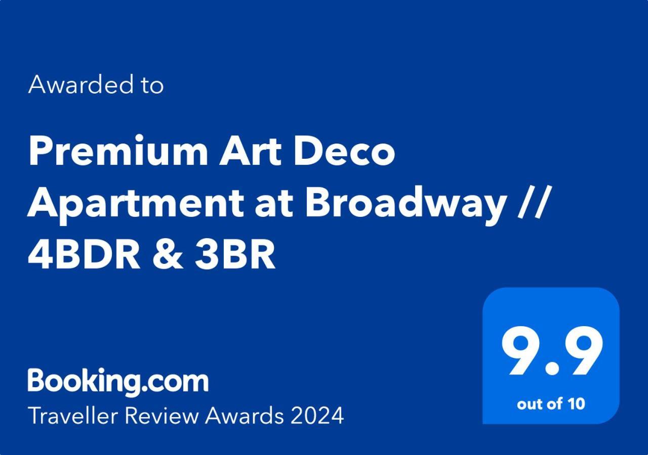 Premium Art Deco At Broadway // 4bdr & 3br Apartman Budapest
